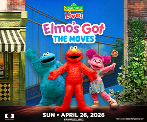 Elmo's Got the Moves at the Van Wezel