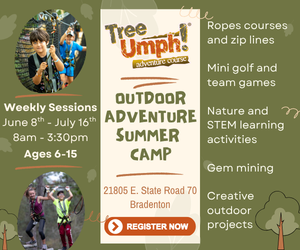 TreeUmph Adventure Course Summer Camp