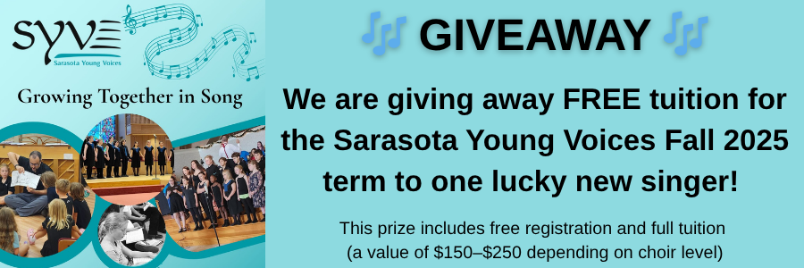 Sarasota Young Voices Giveaway