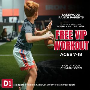 D1 Training Lakewood Ranch Free Youth VIP Workout