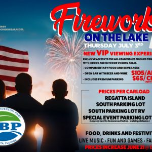 07/03 - Nathan Benderson Park Fireworks on the Lake