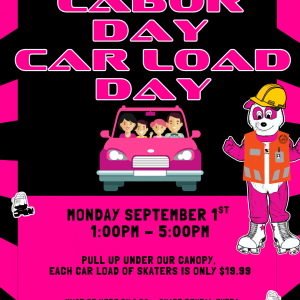 09/01- Labor Day Car Load Day at Astro Skate of Bradenton