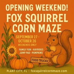 Fox Squirrel Corn Maze