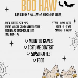 10/25- Halloween Horse Fun Show at Manatee County Mounted Posse