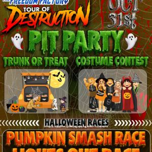 10/31- The Freedom Factory Tour of Destruction