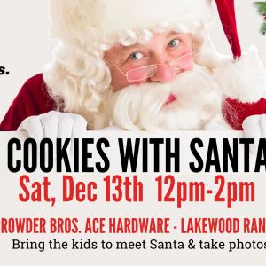 12/13- Cookies with Santa at Crowder Bros Ace Hardware Lakewood Ranch