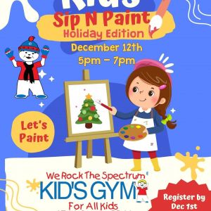 12/12- Holiday Sip & Paint at We Rock The Spectrum Bradenton
