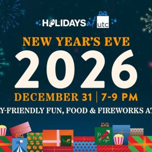 12/31- UTC's Family-Friendly New Year's Eve Celebration