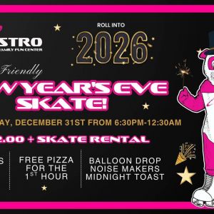 12/31- New Years Eve Skate at Astro Skate of Bradenton