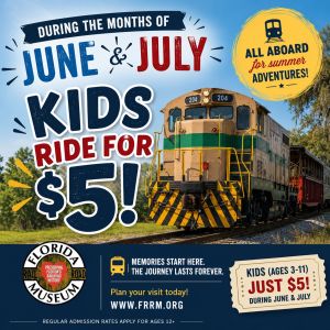 Florida Railroad Museum Summer Deal