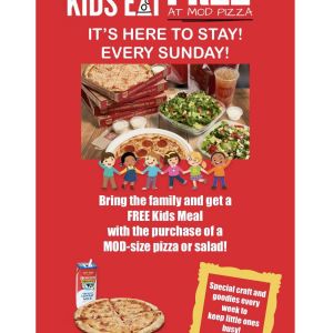 MOD Pizza Kids Eat Free