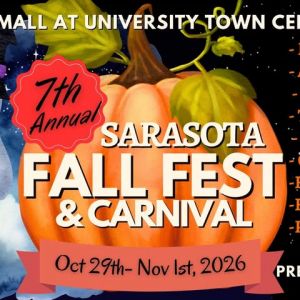 10/29-11/01 - Sarasota Fall Festival and Carnival at University Town Center